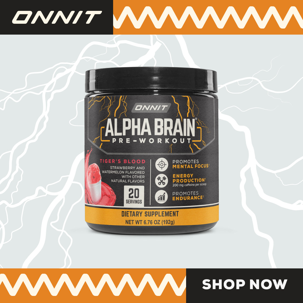 Alpha Brain Pre Workout.
