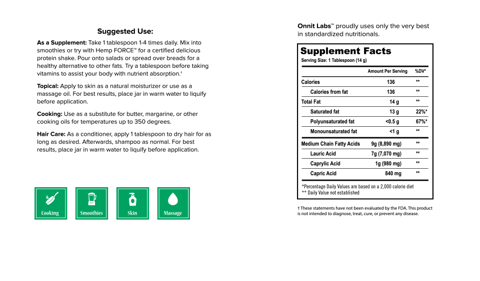 Coconut Oil Uses & Benefits Onnit