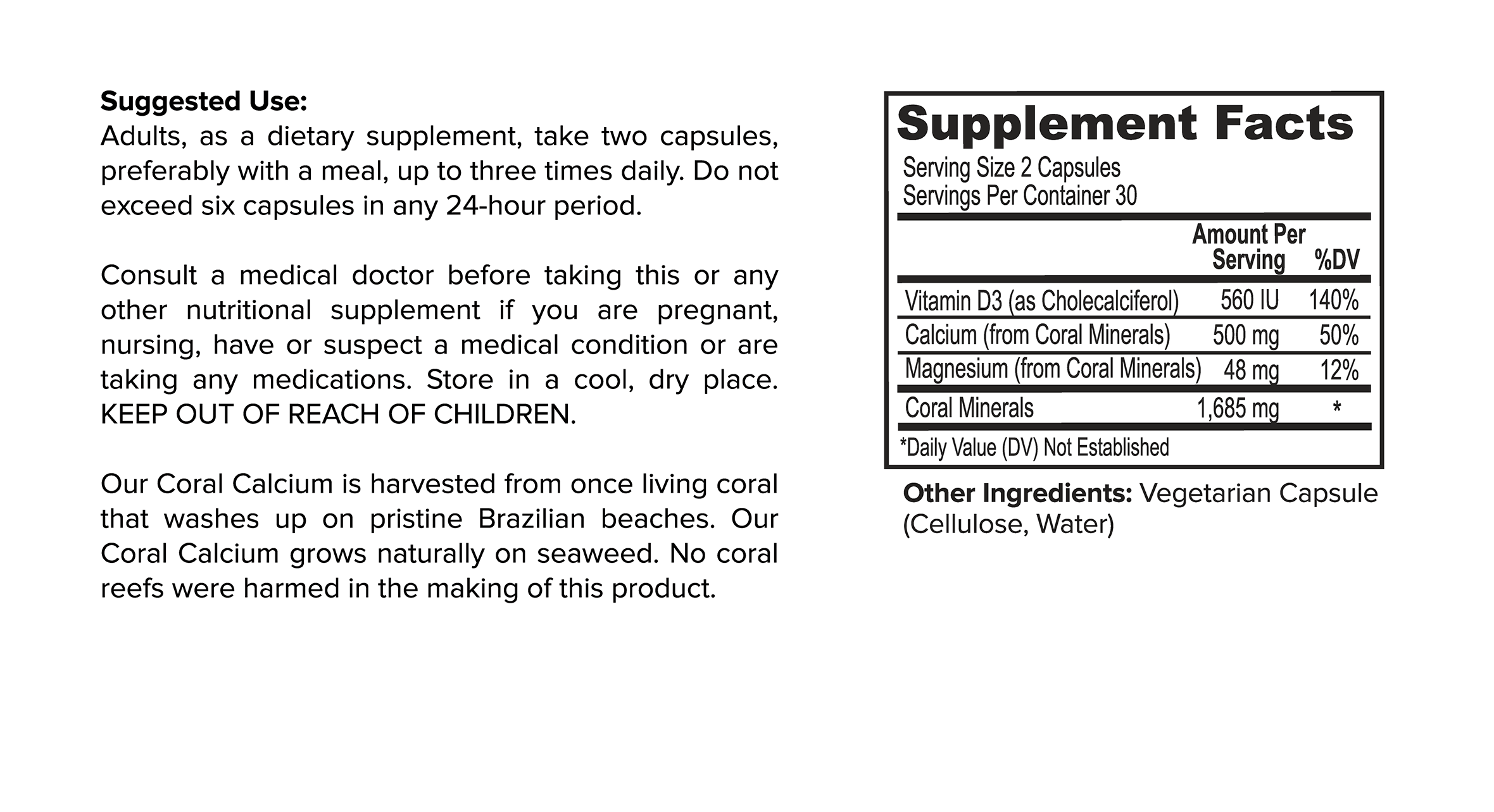 Coral Calcium Best Magnesium & Calcium Supplements Onnit